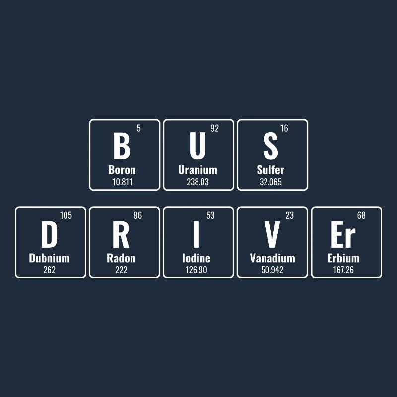 Periodensystem der Elemente Schulbusfahrer