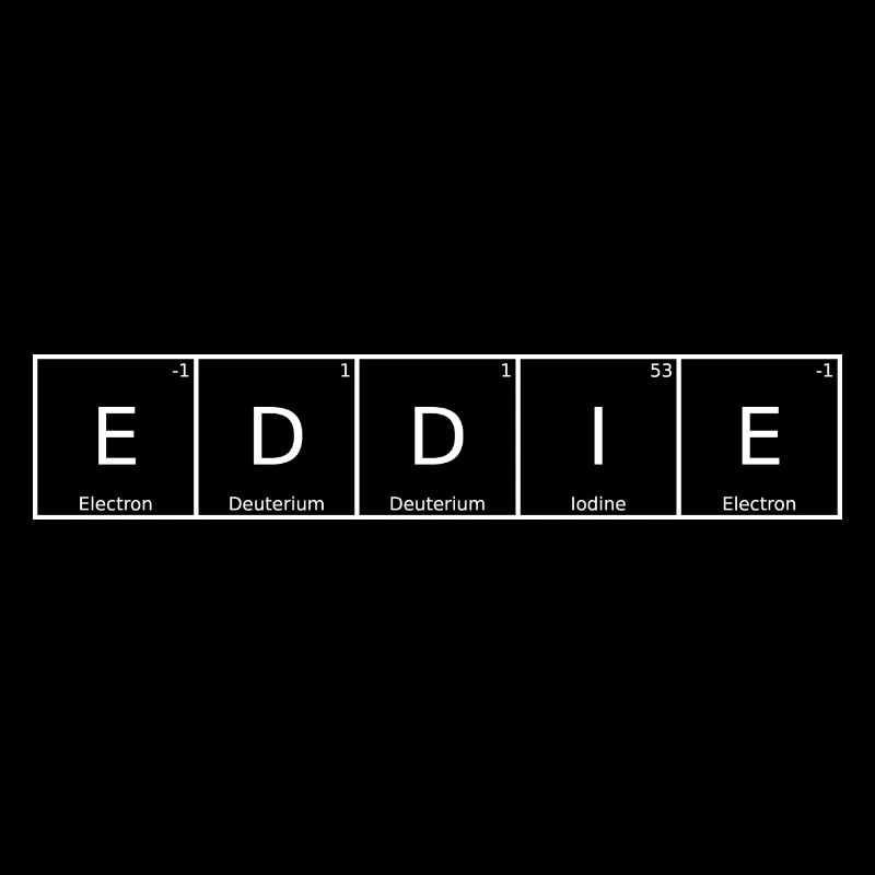 Eddie Name First Name Chemistry Periodic Table Elements