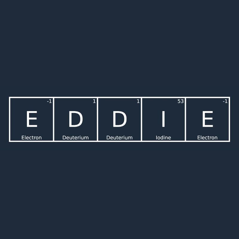 Eddie Name First Name Chemistry Periodic Table Elements