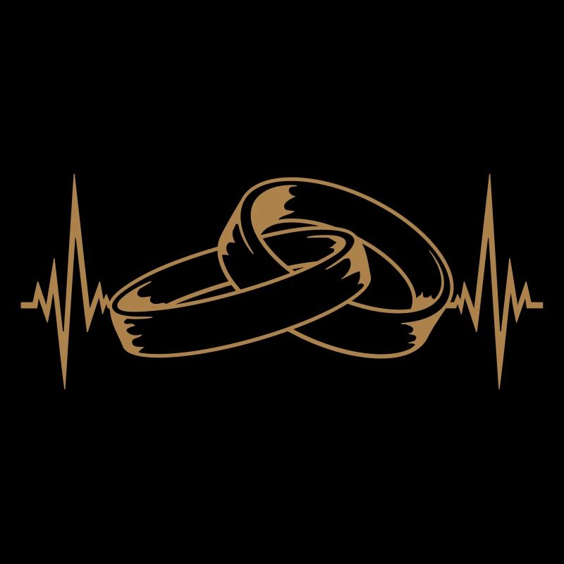 heartbeat pulse frequency 2 connected rings verket