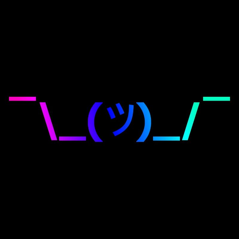 Shruggie Rainbow bluelila