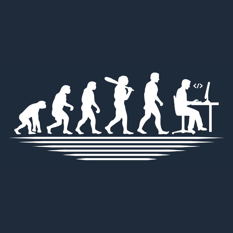 Coffee Coding Evolution Coder Developer Nerd Coffe