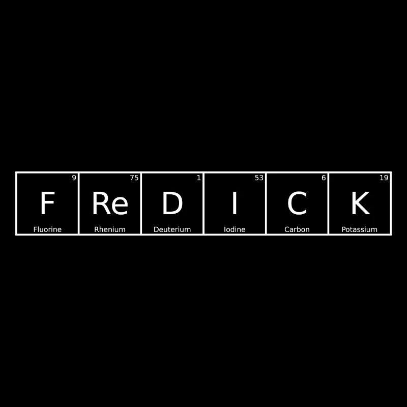 Fredick Surname First name Chemistry Periodic Table Element