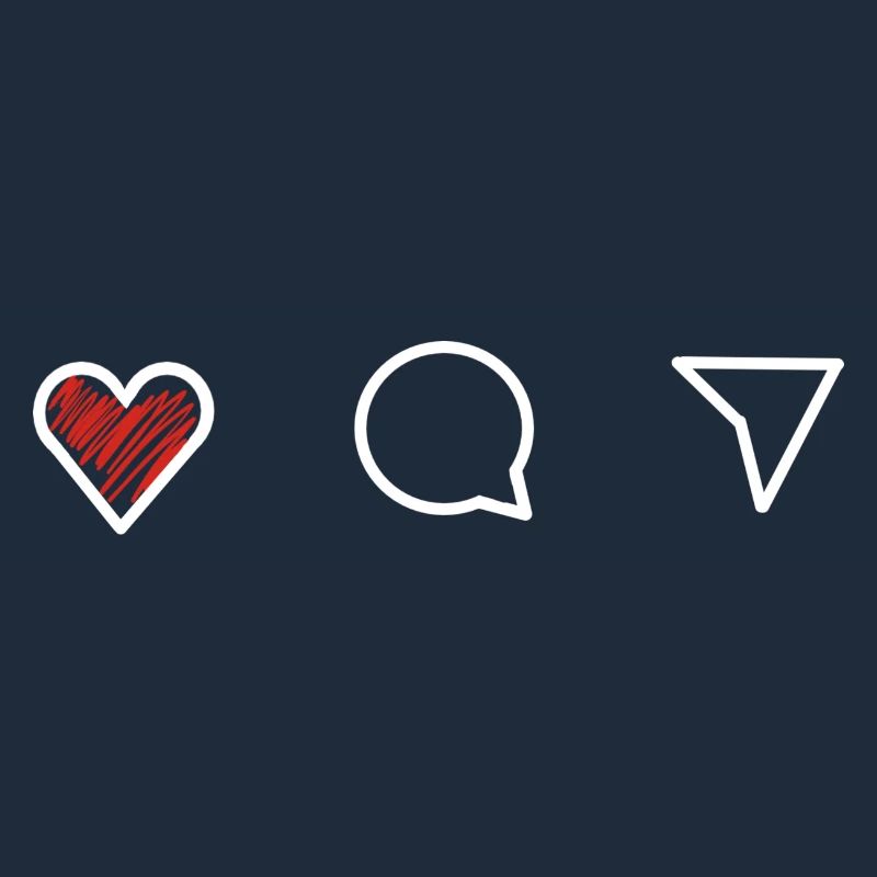 J’aime, commente et partage - insta
