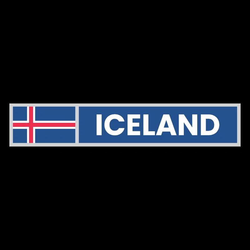 Iceland National Flag