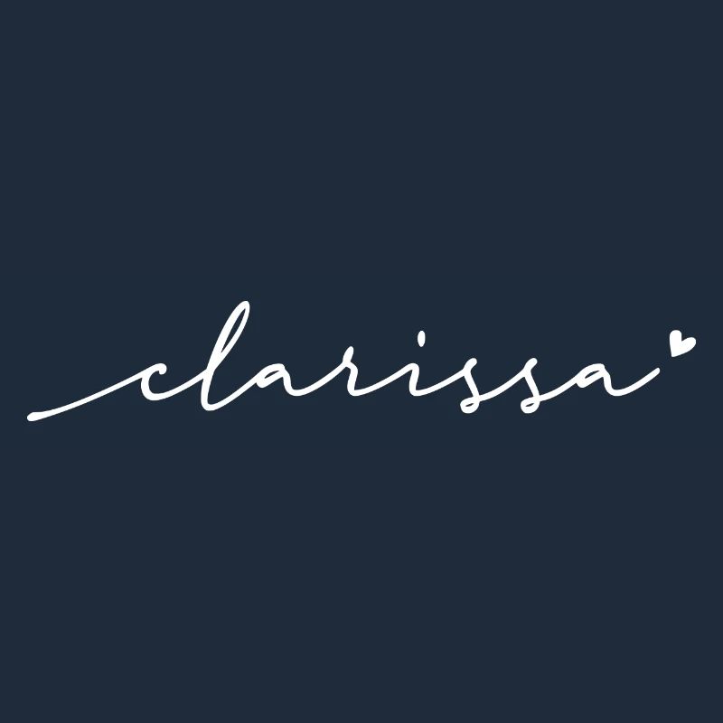Clarissa Cursive Name
