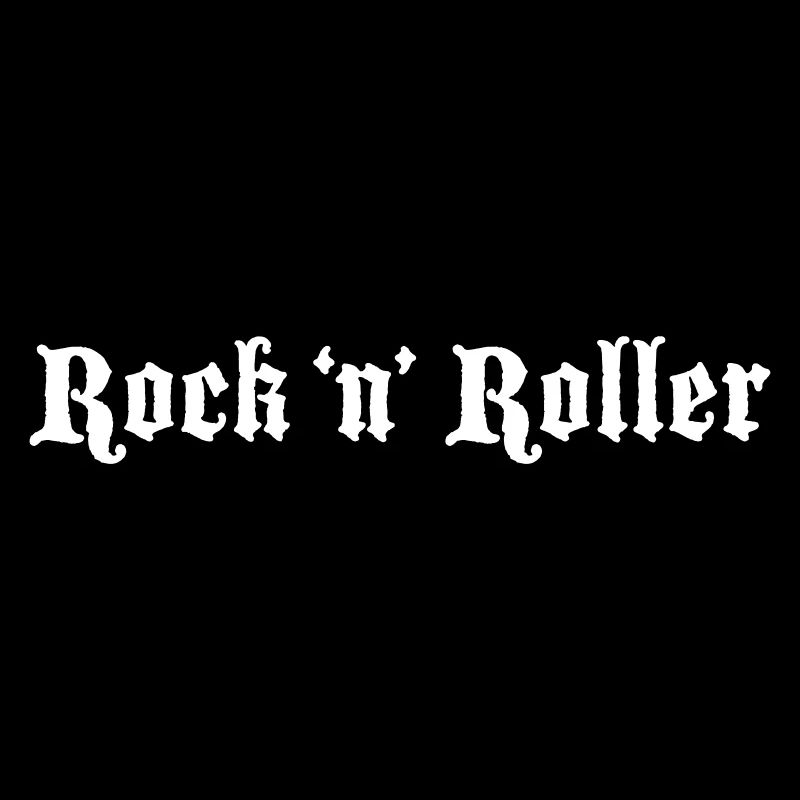 Logo Rock 'n' Roller Blanc