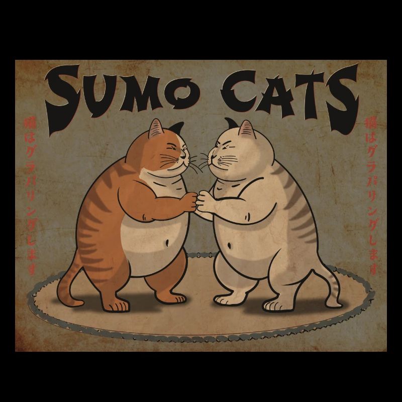 Sumo Cats (Vintage)