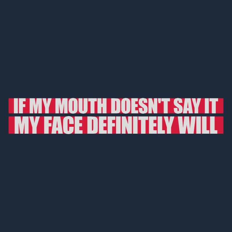 my face definitely will