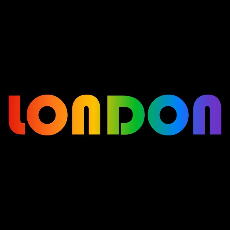Texte arc-en-ciel de Londres