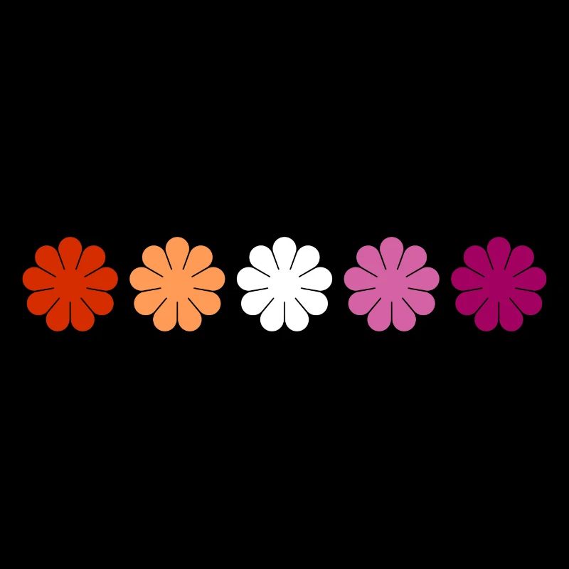 Dezente Lesbian Pride Blumen
