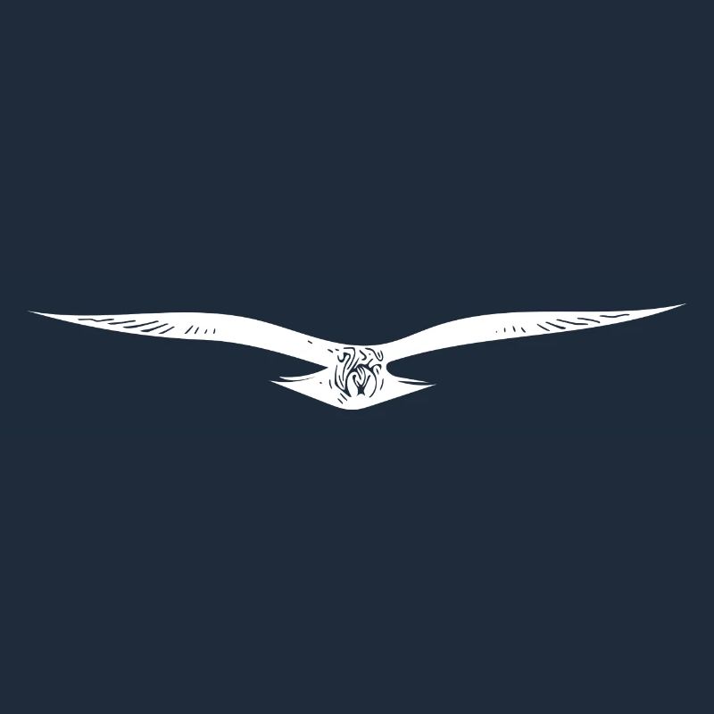 Elegant flying eagle