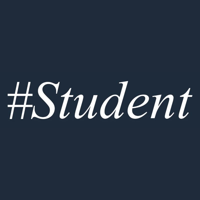 #Student Logo Blanc