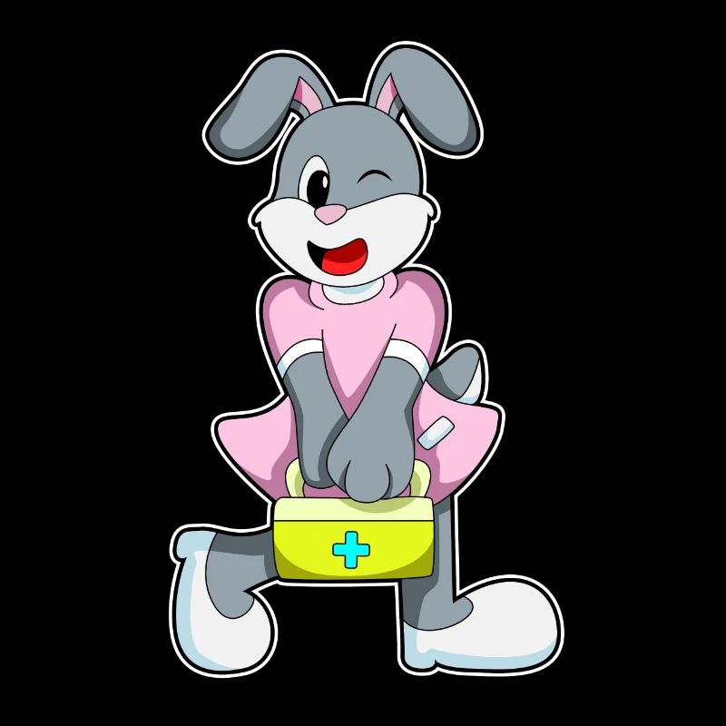as a medic with a first aid kit