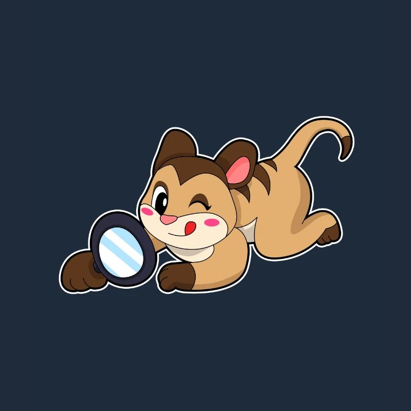 Suricates avec loupe