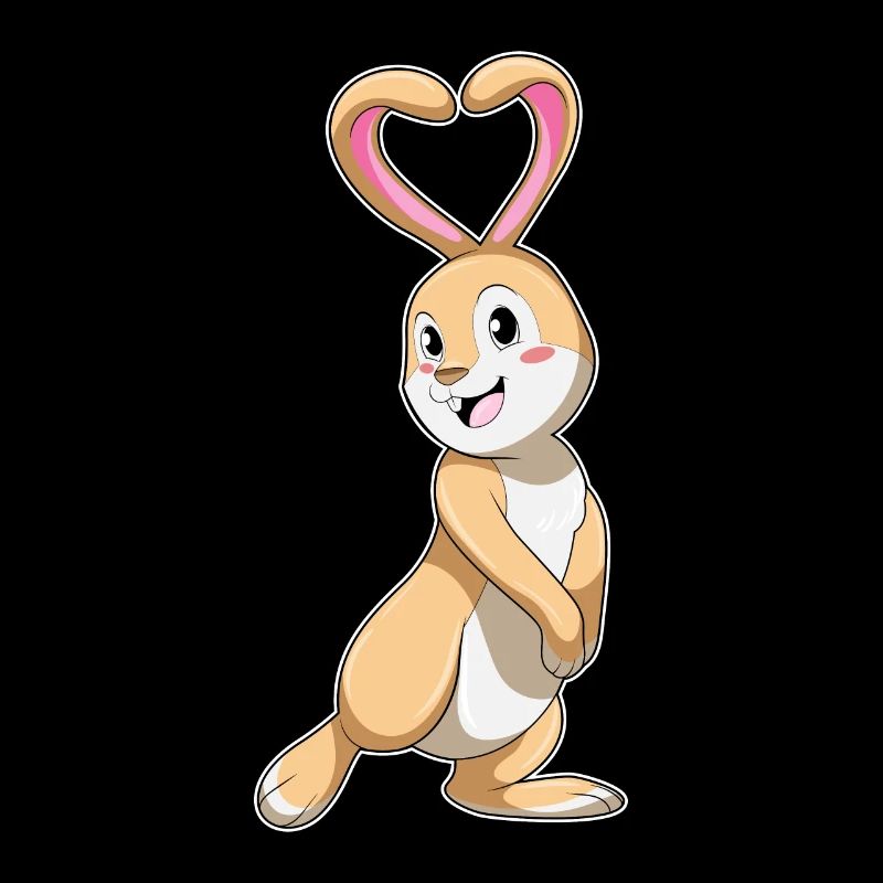Lapin avec cœur