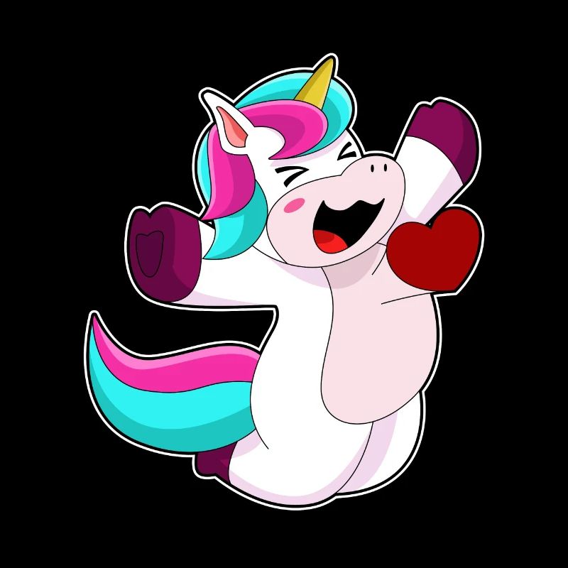 Einhorn mit Herz