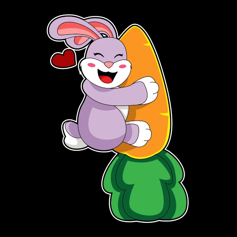 Hase mit Karotte