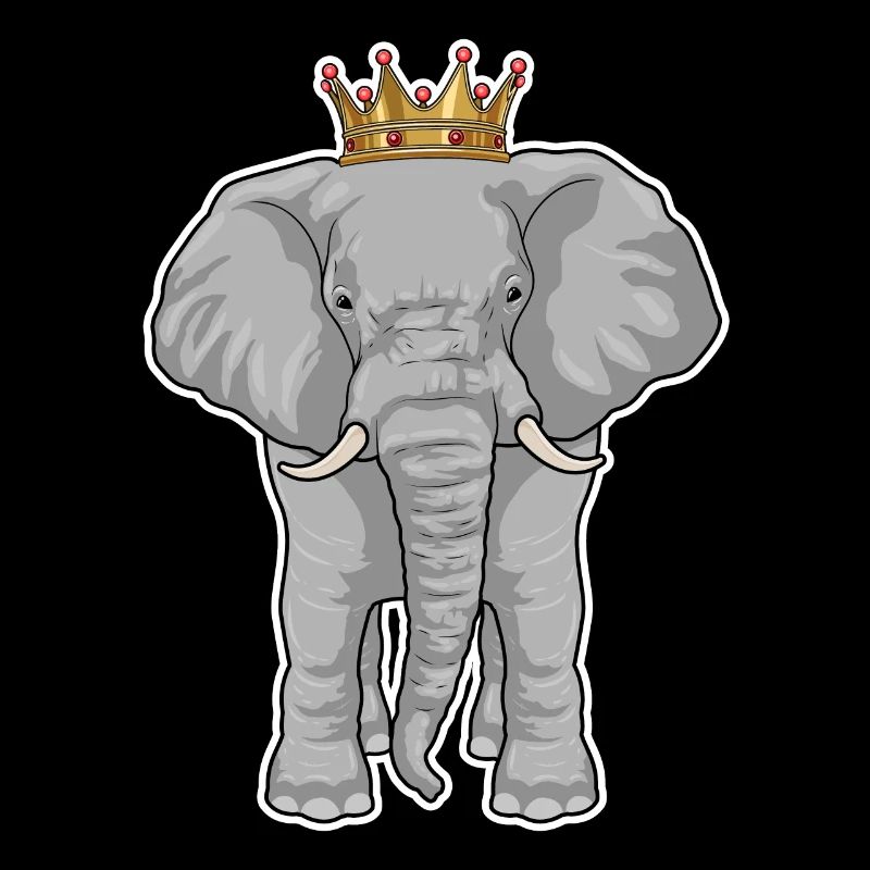 Elefant König Krone