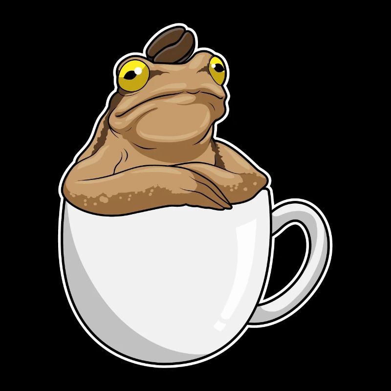 Frosch Kaffee Kaffeebohne