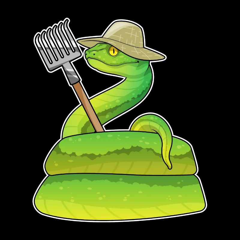 Snake farmer Harke