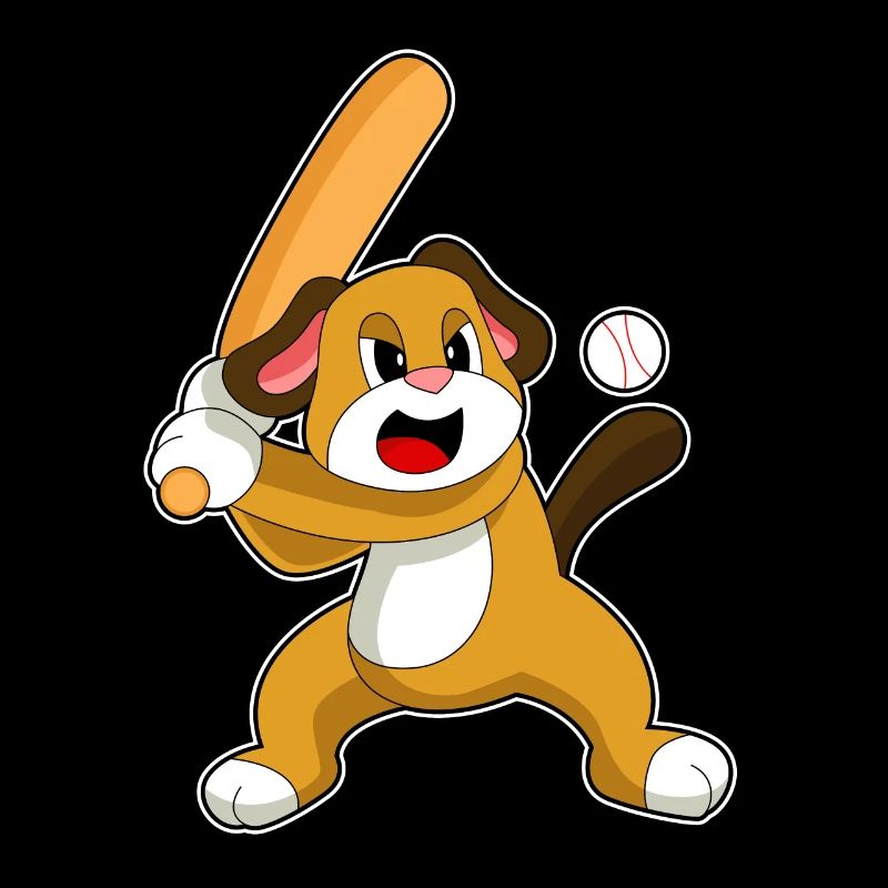 Dog Baseball Baseball Bats