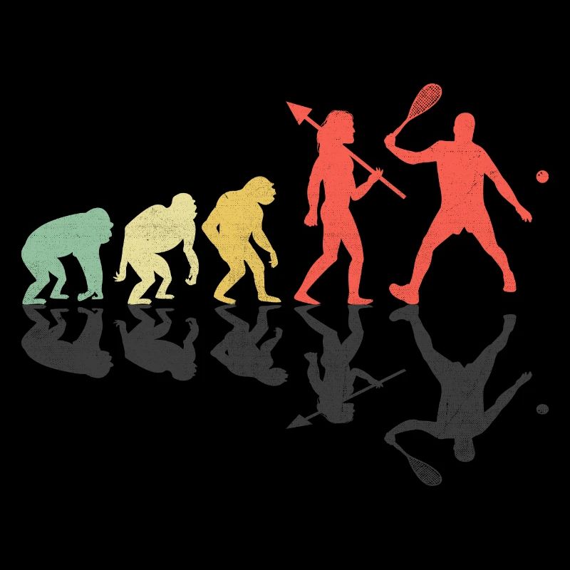 Squash-Spieler Squash-Evolution-Spieler Raquetball S