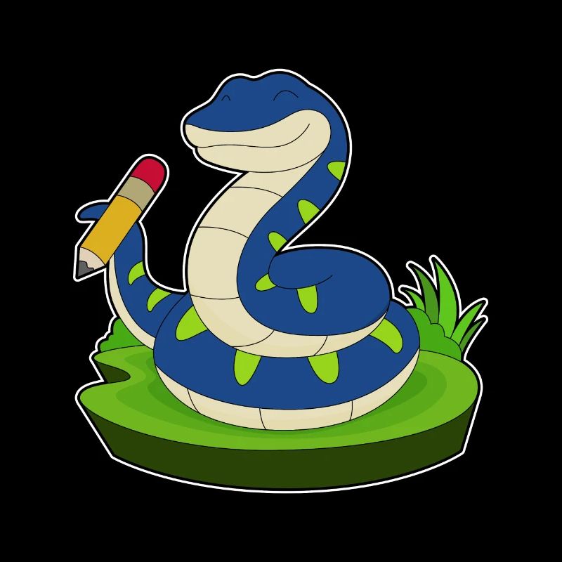 École de crayon Snake Student