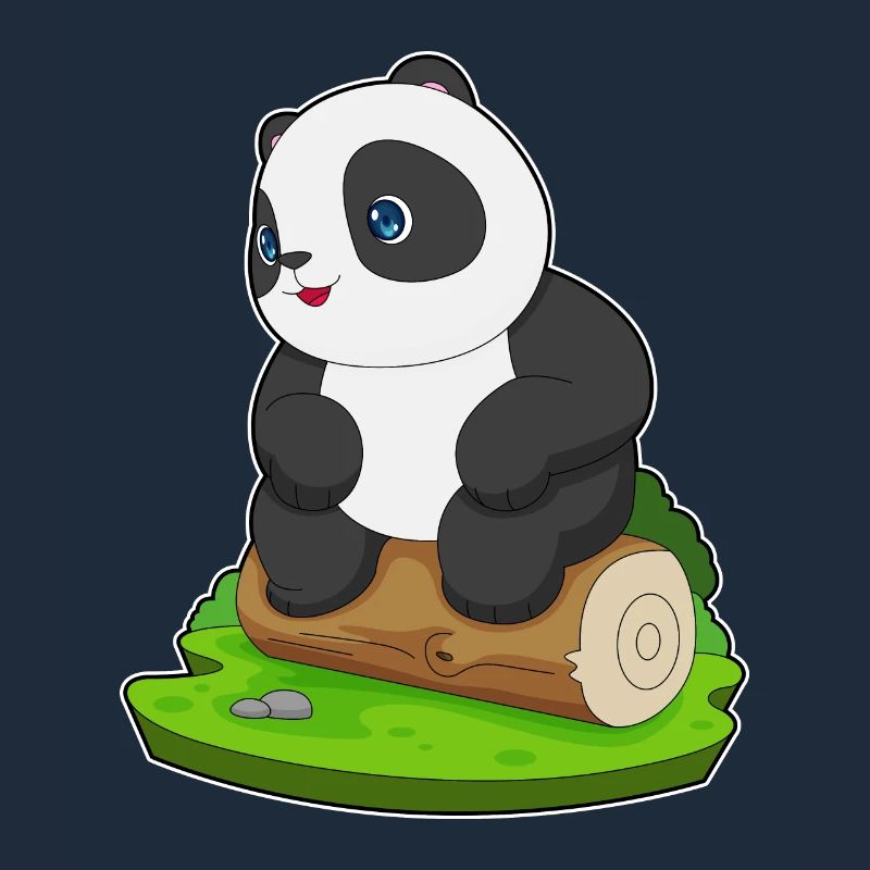 Panda Tree Trunk