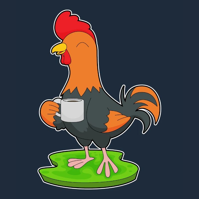 Hahn Tasse Kaffee