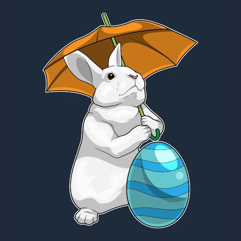 Lapin de Pâques Easter Egg Parapluie