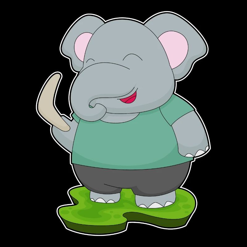 Elephant Boomerang