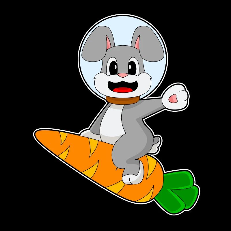 Hase Karotte Astronaut