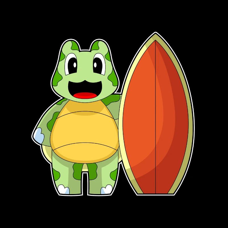 Turtle Surfer Surfboard