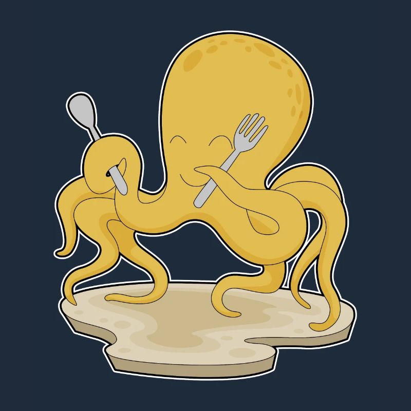 Octopus Spoon Fork