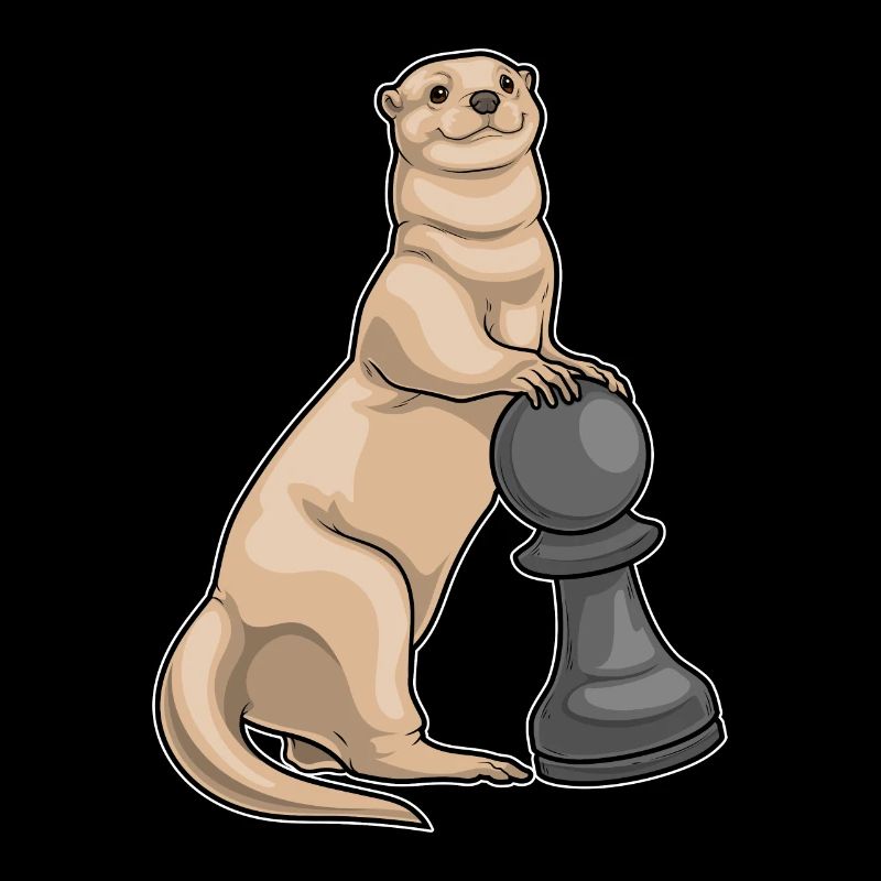 Otter Schachfigur Bauer Schach