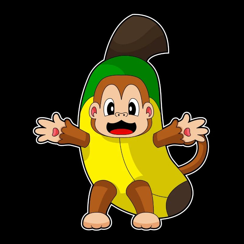 Affe Banane Kostüm