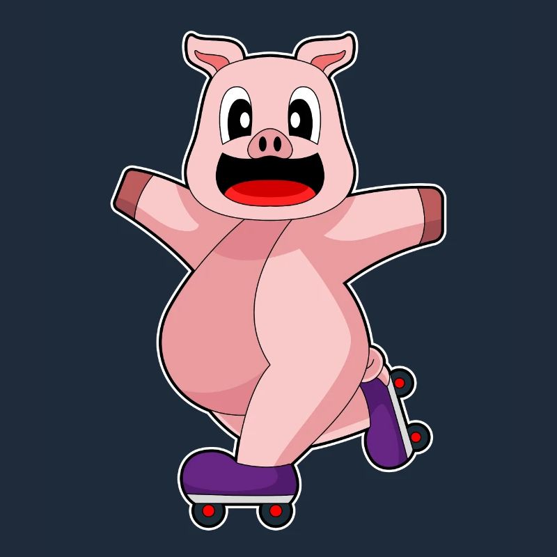 Pig Inline skating roller skates