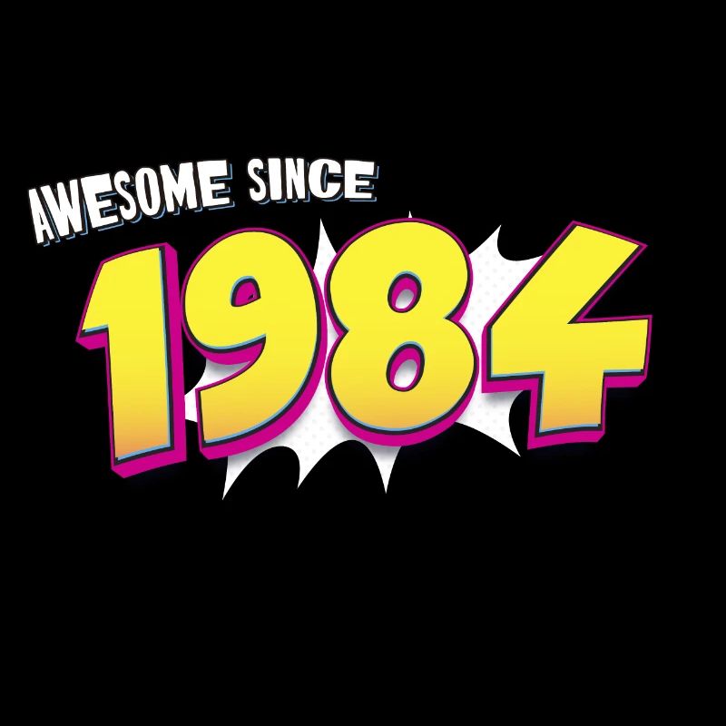 Retro 39. Geburtstag im Pop Art Comic Stil