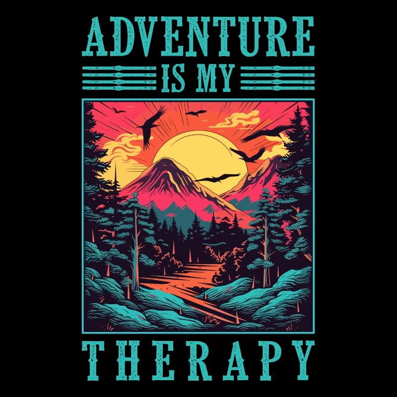 Adventure is my Therapy Mountains Camping