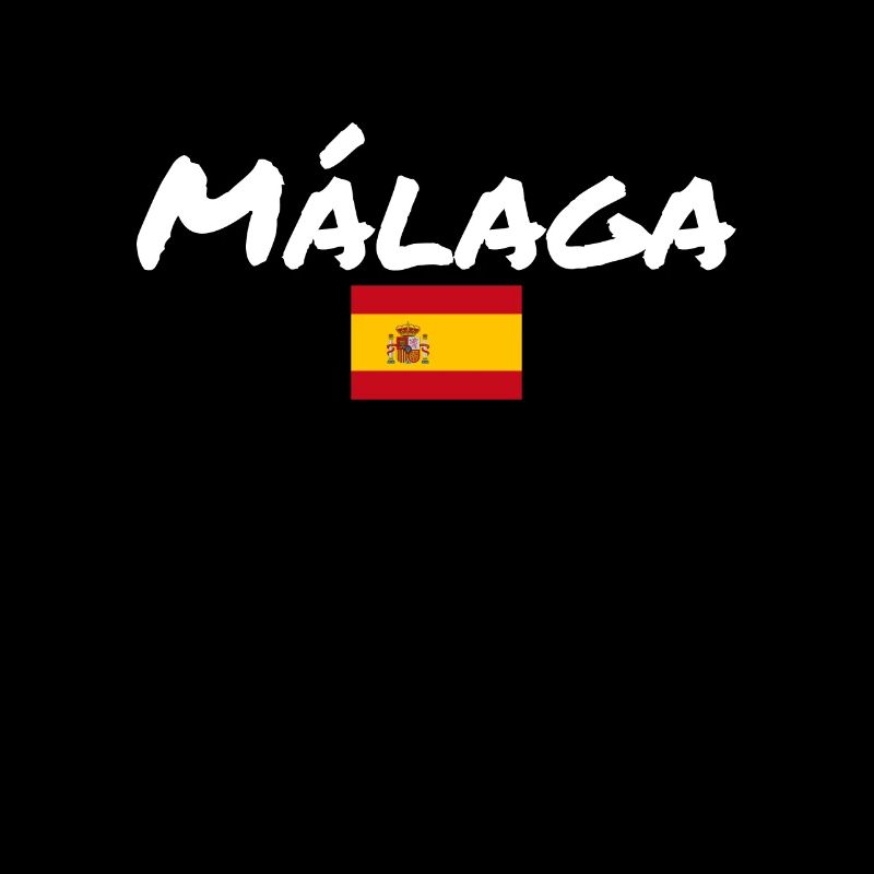 Malaga Spanien Spanische Flagge Spanier