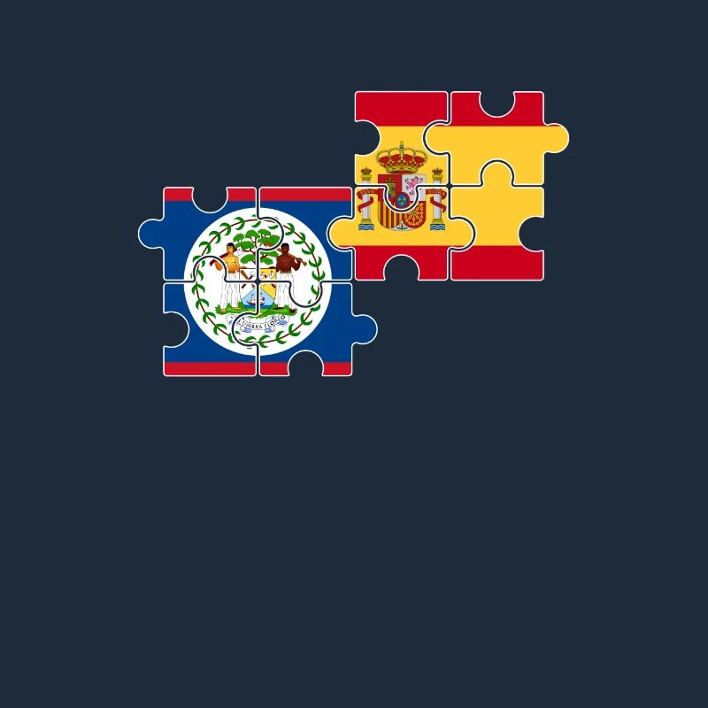 Belize Espagne Drapeau Belizer