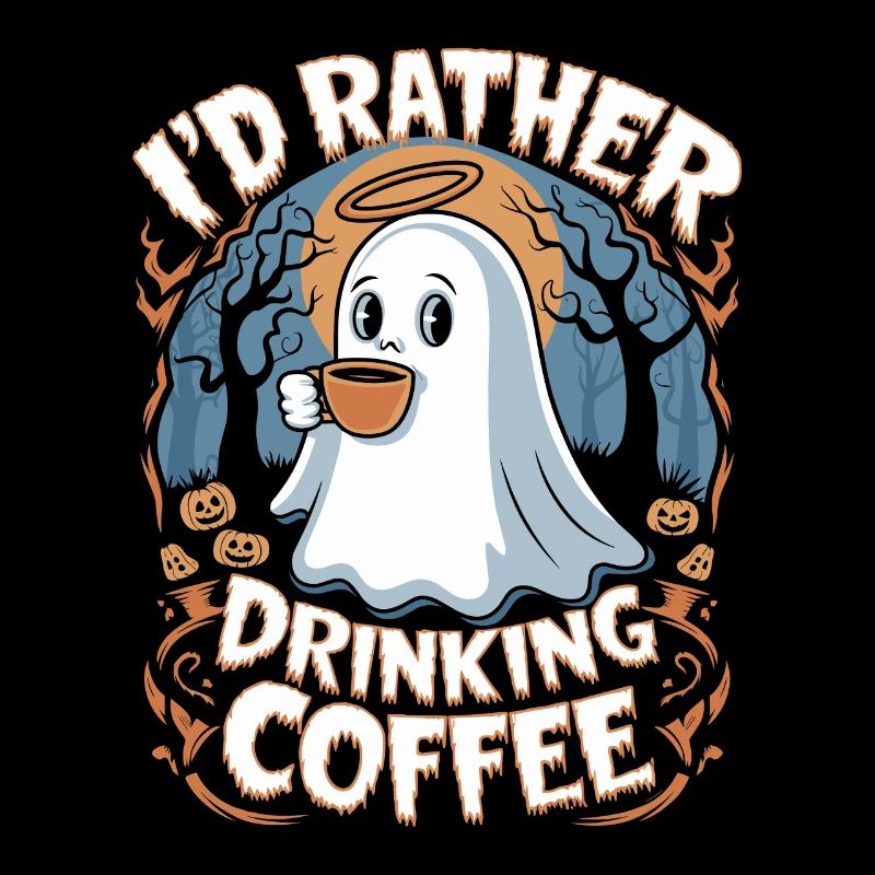 Halloween Ghost In The Night: Dear Coffee