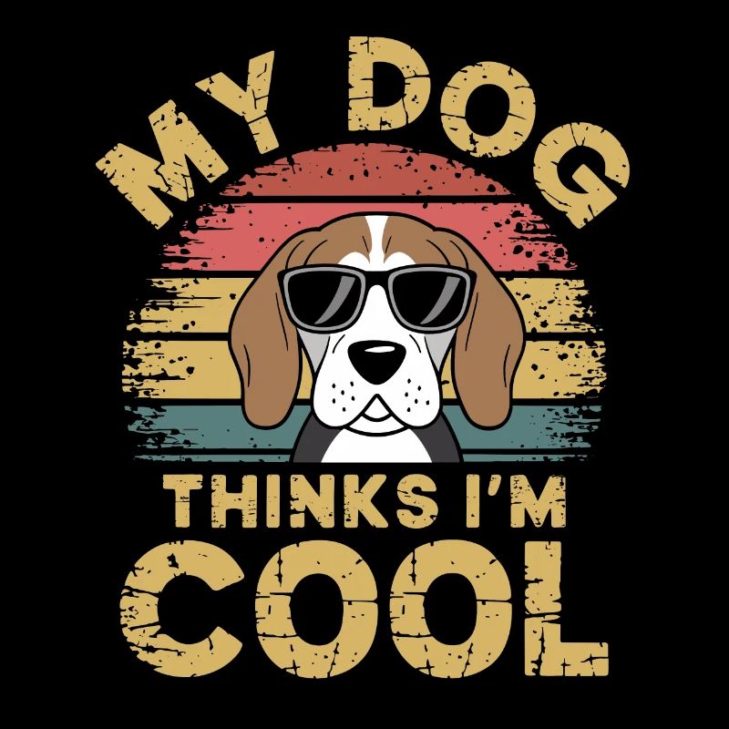 Beagle mon chien pense que je suis cool