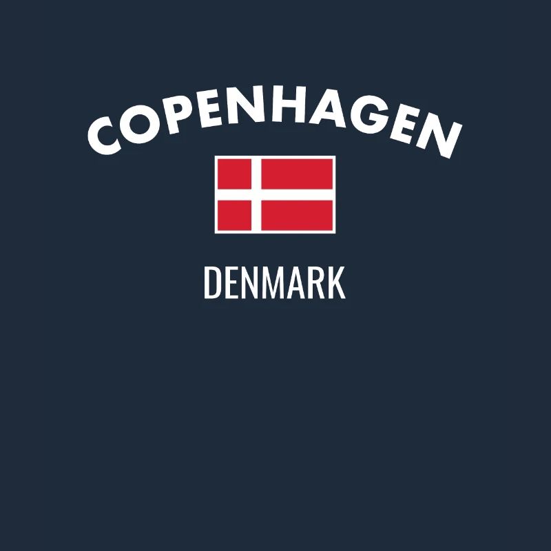 Copenhague Danemark Drapeau danois Proud Dane