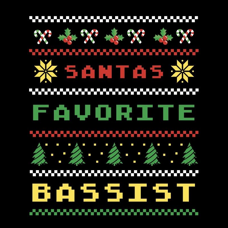 Le bassiste préféré du Père Noël Conception de la basse de Noël