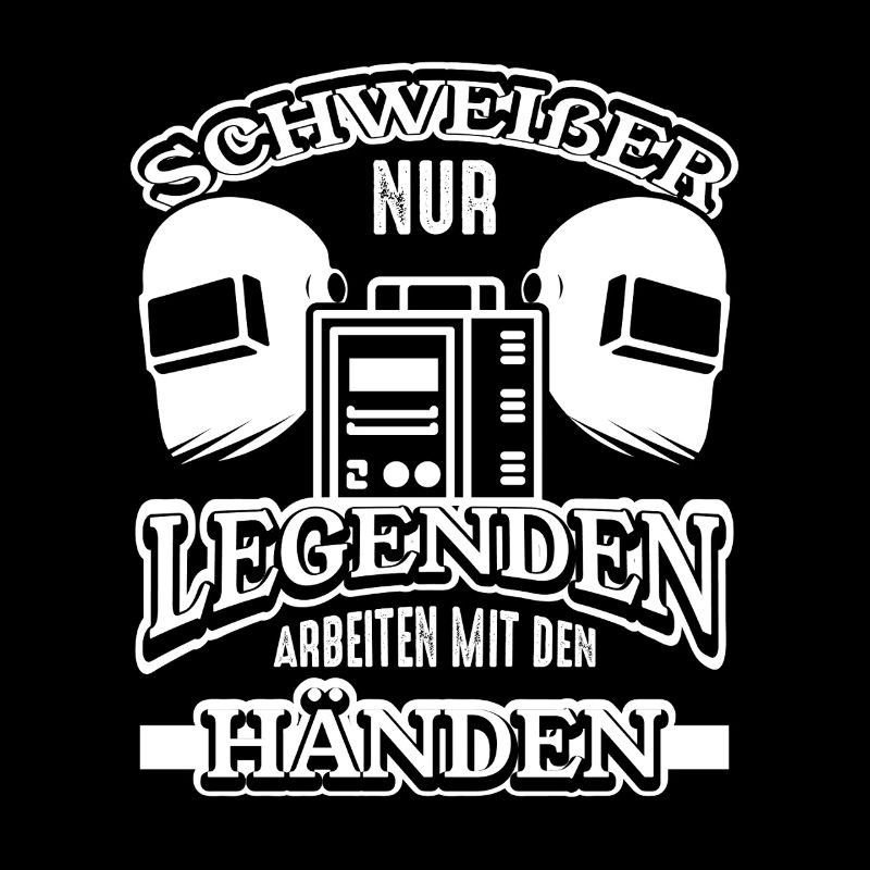 Schweißer Legenden arbeiten mit Händen