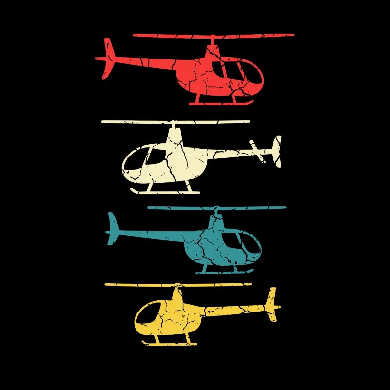 Retro Helicopter