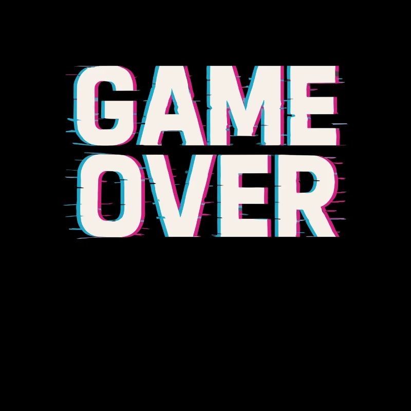Game Over – Effet Glitch