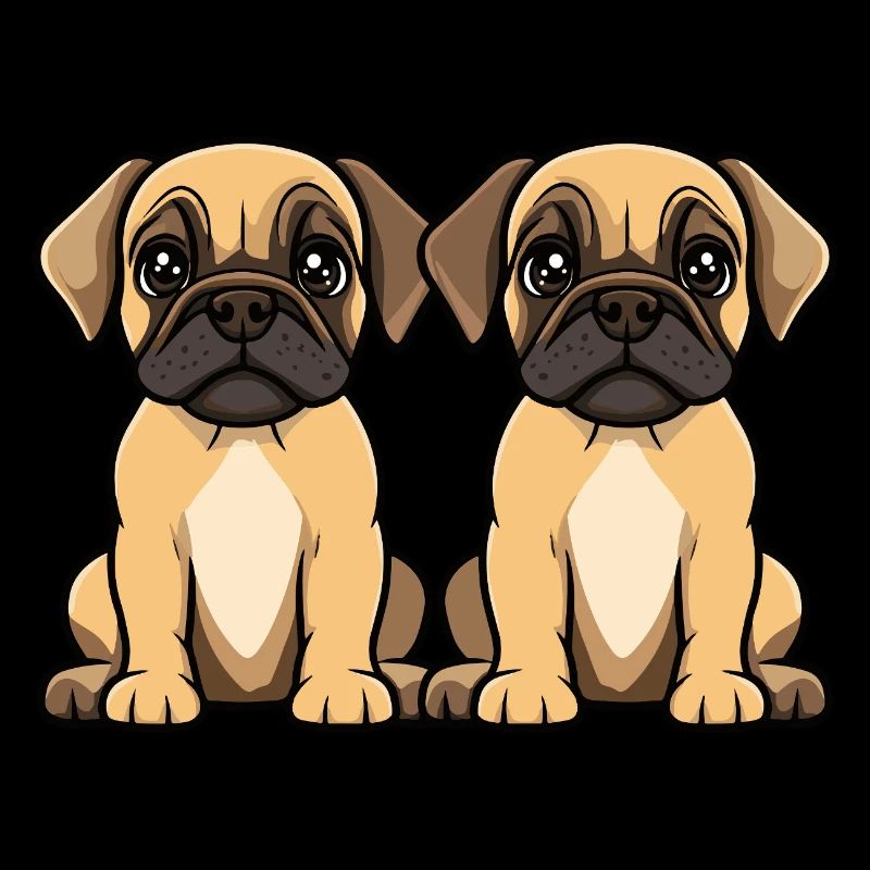 Bullmastiff Hund Comic